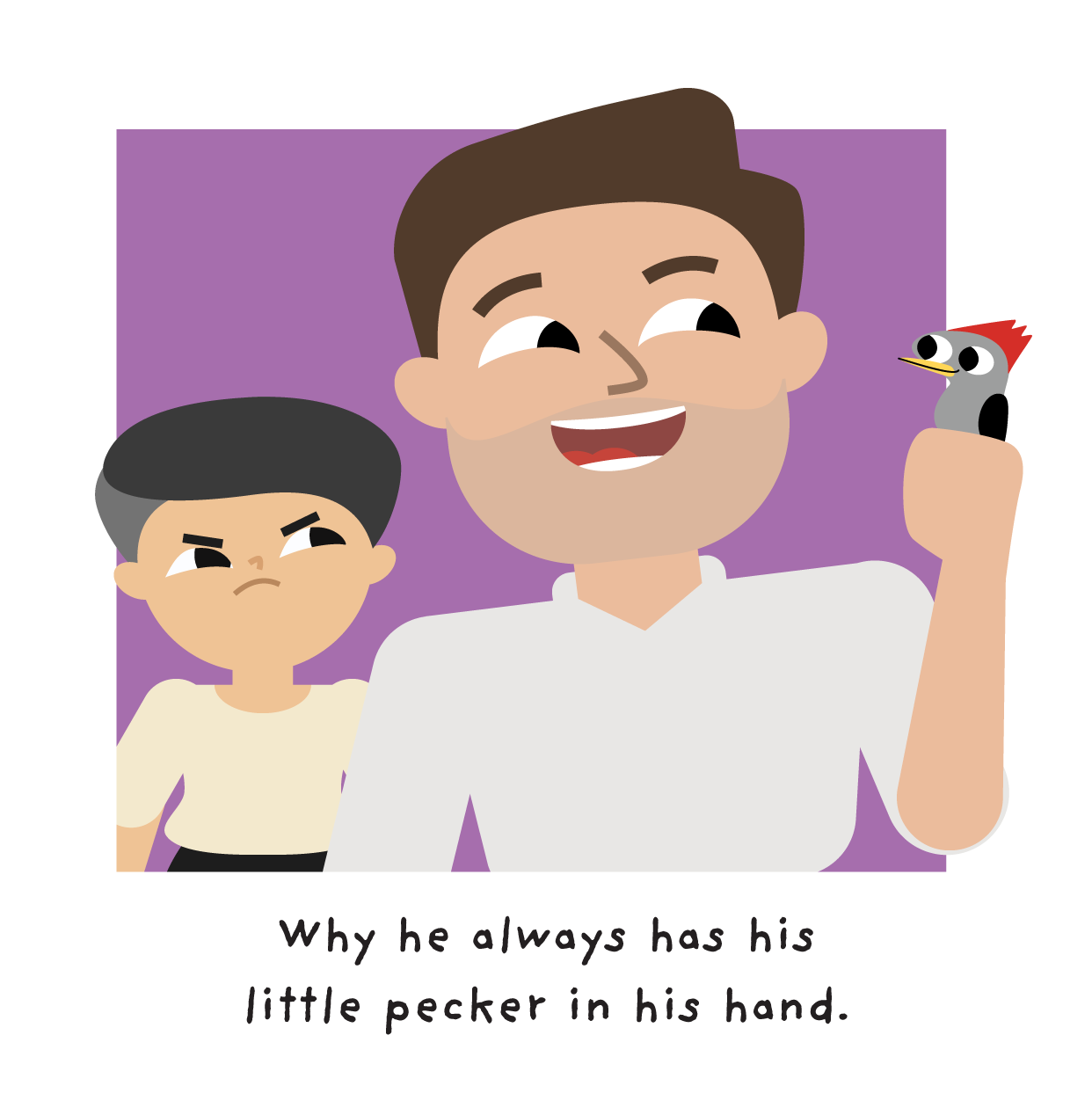 Dad's Little Pecker