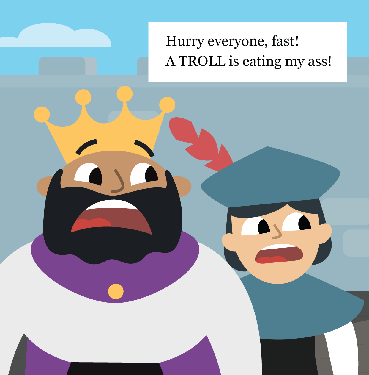 A Troll is Eating My Ass!